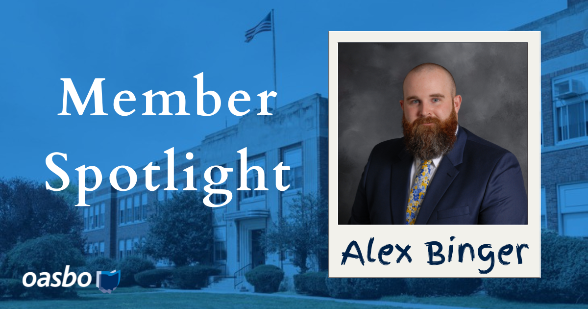 Alex Binger, Treasurer/CFO, Vanguard-Sentinel Career and Technology Centers